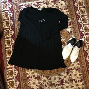 Long sleeve t-shirt dress